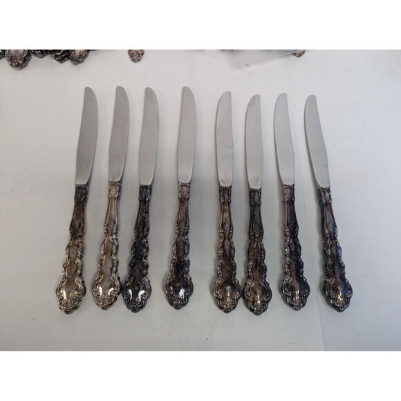 Oneida Community Silverplate "Beethoven"  Serving for 8 Set of 33 Set #2 - Picture 8 of 8